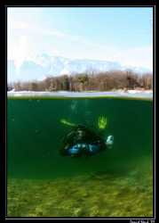 Divebuddy Dani finishing a great dive at le Duzillet this... by Daniel Strub 